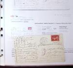 1830-1961, Ensemble de 296 cartes et lettres avec principalement