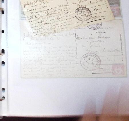 1830-1961, Ensemble de 296 cartes et lettres avec principalement