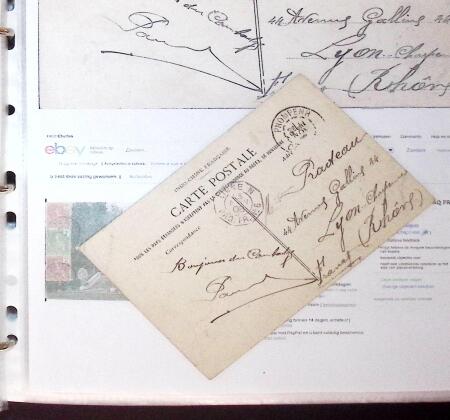 1830-1961, Ensemble de 296 cartes et lettres avec principalement