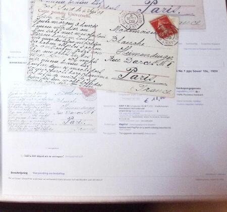 1830-1961, Ensemble de 296 cartes et lettres avec principalement
