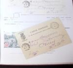 1830-1961, Ensemble de 296 cartes et lettres avec principalement