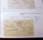 1830-1961, Ensemble de 296 cartes et lettres avec principalement