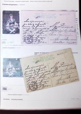 1830-1961, Ensemble de 296 cartes et lettres avec principalement