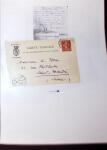 1830-1961, Ensemble de 296 cartes et lettres avec principalement