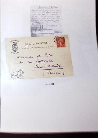 1830-1961, Ensemble de 296 cartes et lettres avec principalement