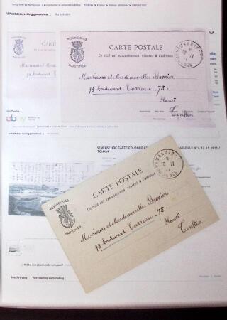 1830-1961, Ensemble de 296 cartes et lettres avec principalement