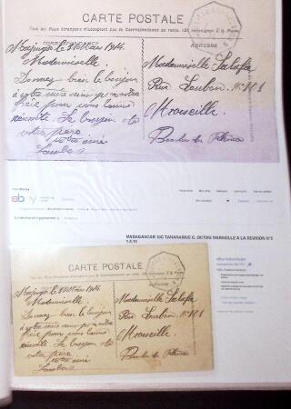 1830-1961, Ensemble de 296 cartes et lettres avec principalement