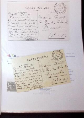 1830-1961, Ensemble de 296 cartes et lettres avec principalement