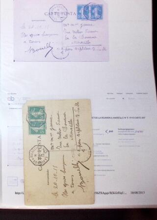 1830-1961, Ensemble de 296 cartes et lettres avec principalement