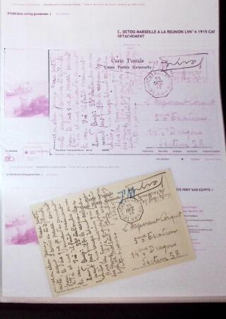 1830-1961, Ensemble de 296 cartes et lettres avec principalement