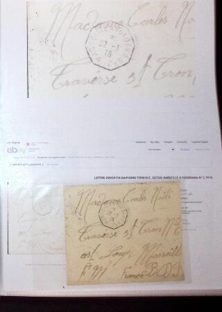 1830-1961, Ensemble de 296 cartes et lettres avec principalement
