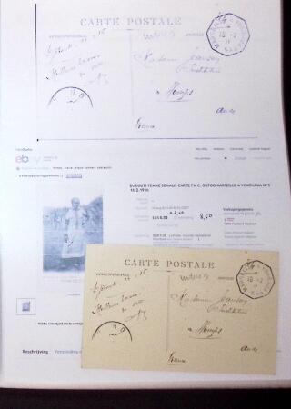 1830-1961, Ensemble de 296 cartes et lettres avec principalement