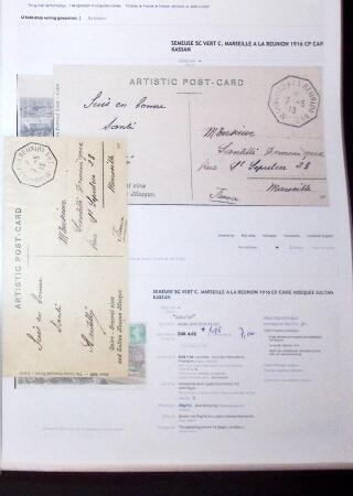 1830-1961, Ensemble de 296 cartes et lettres avec principalement