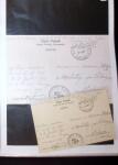 1830-1961, Ensemble de 296 cartes et lettres avec principalement