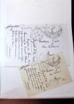 1830-1961, Ensemble de 296 cartes et lettres avec principalement