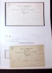1830-1961, Ensemble de 296 cartes et lettres avec principalement