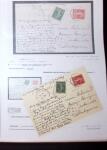 1830-1961, Ensemble de 296 cartes et lettres avec principalement
