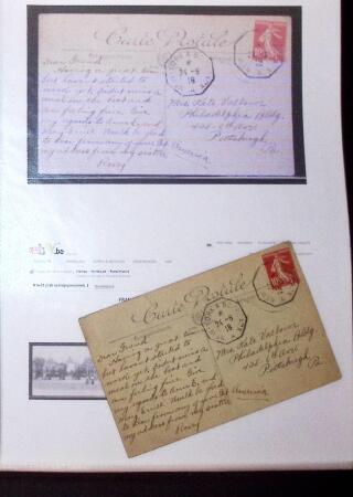 1830-1961, Ensemble de 296 cartes et lettres avec principalement
