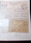 1830-1961, Ensemble de 296 cartes et lettres avec principalement