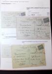 1830-1961, Ensemble de 296 cartes et lettres avec principalement