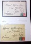 1830-1961, Ensemble de 296 cartes et lettres avec principalement