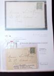 1830-1961, Ensemble de 296 cartes et lettres avec principalement