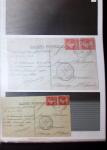 1830-1961, Ensemble de 296 cartes et lettres avec principalement