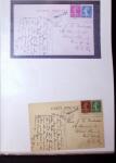 1830-1961, Ensemble de 296 cartes et lettres avec principalement