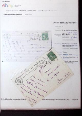 1830-1961, Ensemble de 296 cartes et lettres avec principalement