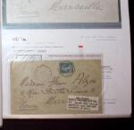 1830-1961, Ensemble de 296 cartes et lettres avec principalement