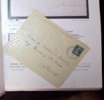 1830-1961, Ensemble de 296 cartes et lettres avec principalement