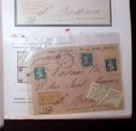 1830-1961, Ensemble de 296 cartes et lettres avec principalement
