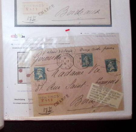 1830-1961, Ensemble de 296 cartes et lettres avec principalement