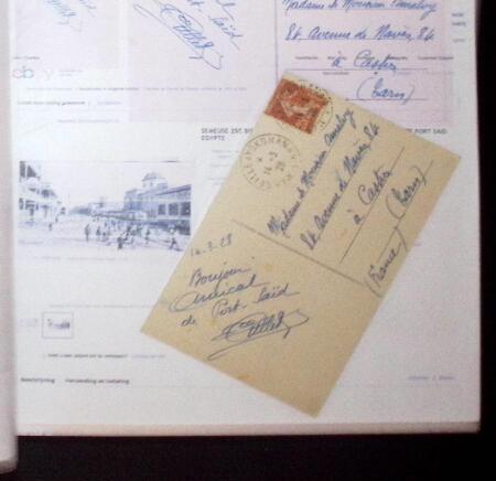 1830-1961, Ensemble de 296 cartes et lettres avec principalement