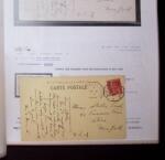 1830-1961, Ensemble de 296 cartes et lettres avec principalement