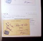 1830-1961, Ensemble de 296 cartes et lettres avec principalement