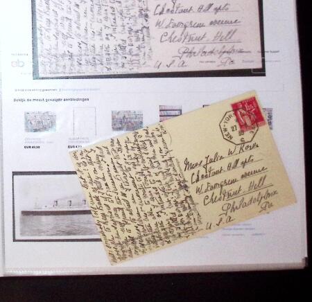1830-1961, Ensemble de 296 cartes et lettres avec principalement