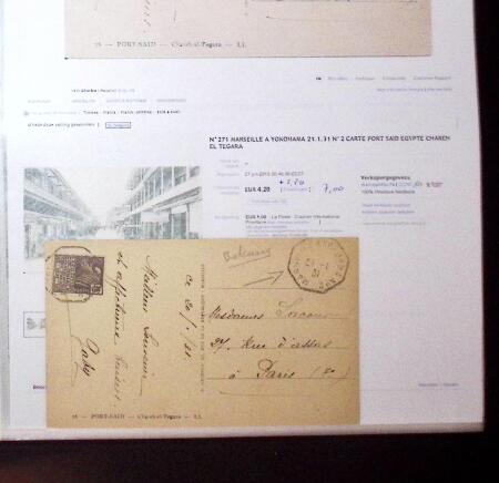 1830-1961, Ensemble de 296 cartes et lettres avec principalement