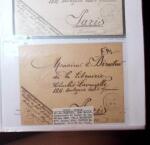 1830-1961, Ensemble de 296 cartes et lettres avec principalement