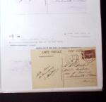 1830-1961, Ensemble de 296 cartes et lettres avec principalement