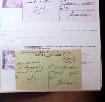 1830-1961, Ensemble de 296 cartes et lettres avec principalement