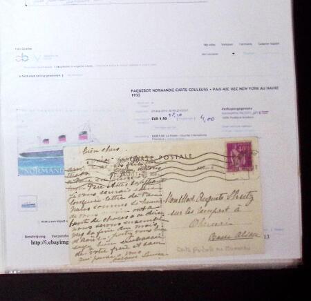 1830-1961, Ensemble de 296 cartes et lettres avec principalement