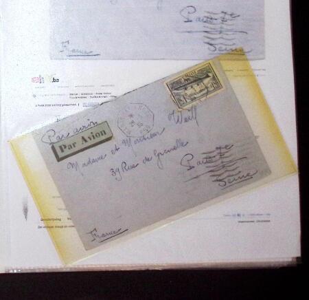 1830-1961, Ensemble de 296 cartes et lettres avec principalement