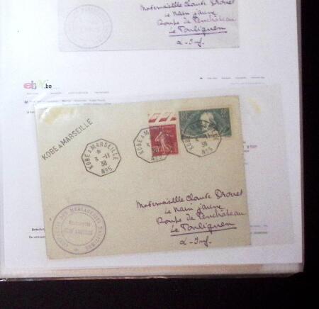 1830-1961, Ensemble de 296 cartes et lettres avec principalement