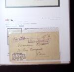 1830-1961, Ensemble de 296 cartes et lettres avec principalement