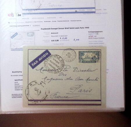 1830-1961, Ensemble de 296 cartes et lettres avec principalement
