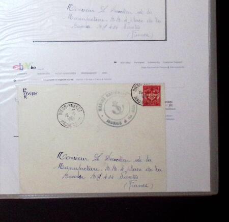 1830-1961, Ensemble de 296 cartes et lettres avec principalement