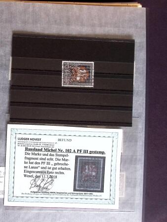 1858-1990, Mint & used collection of Russia in three