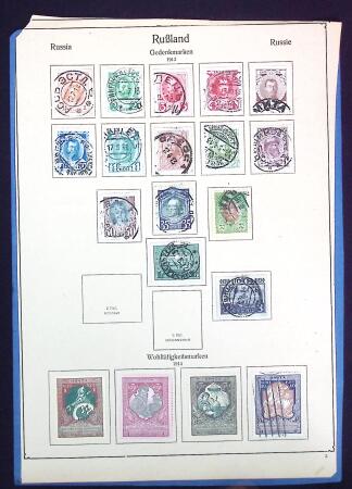 1858-1990, Mint & used collection of Russia in three