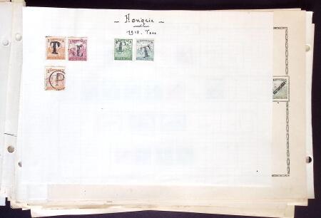 1874-1940 Old-time Hungary collection on pages, plus